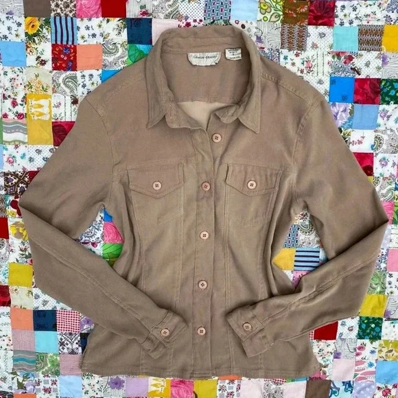 Vintage Lemon Grass Button Up Shirt - Picture 1 of 4